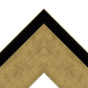 Gold Textured Traditional TV Frame