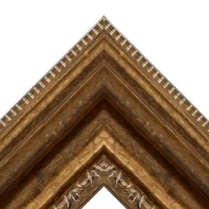 Ornate Antique Bronze TV Frame