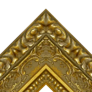 Ornate Antique Gold Baroque TV Frame